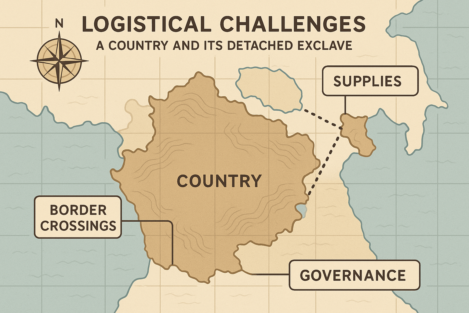 Life in an Exclave: Geopolitical Islands