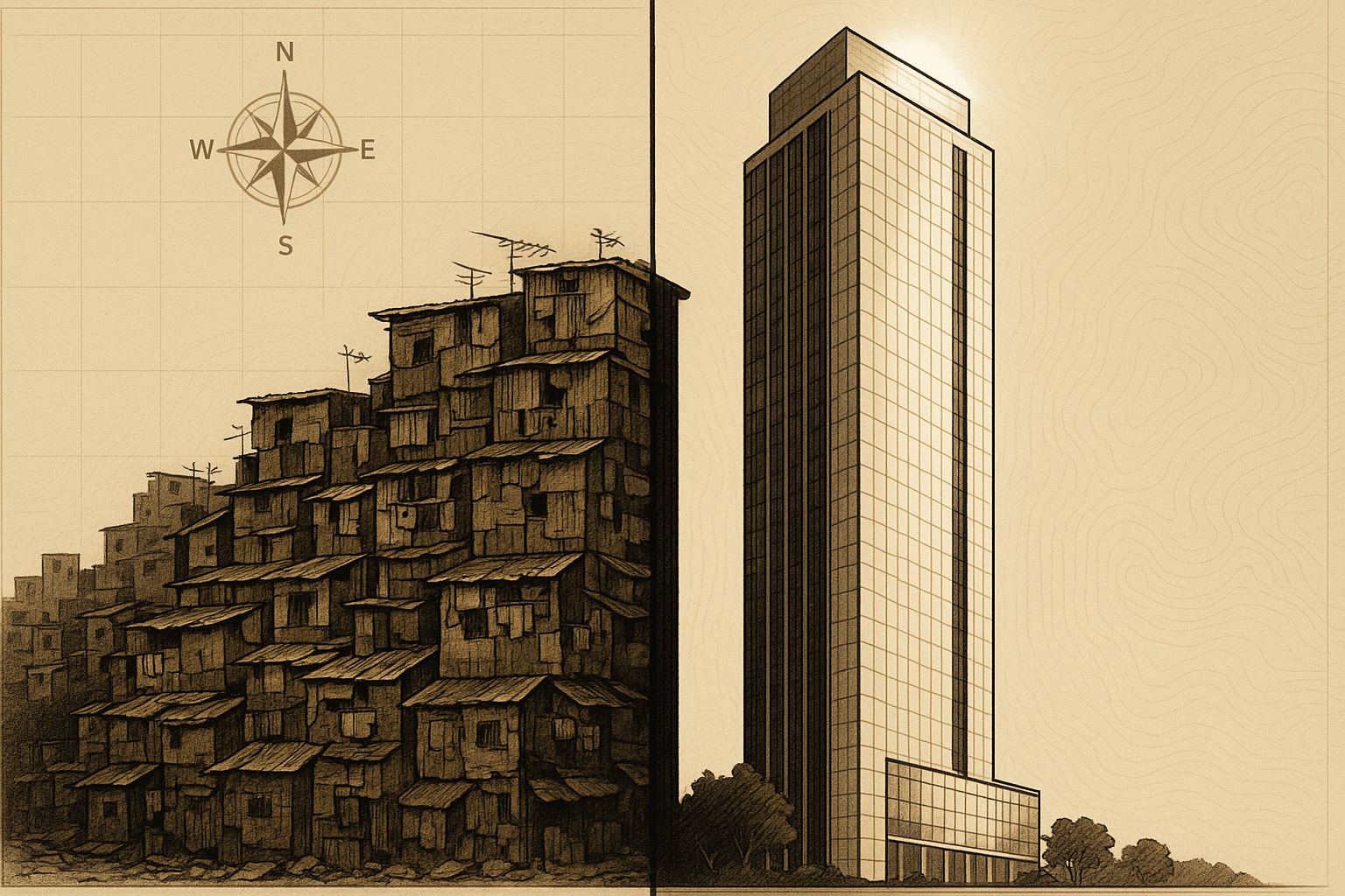 Vertical Slums vs. Luxury Towers