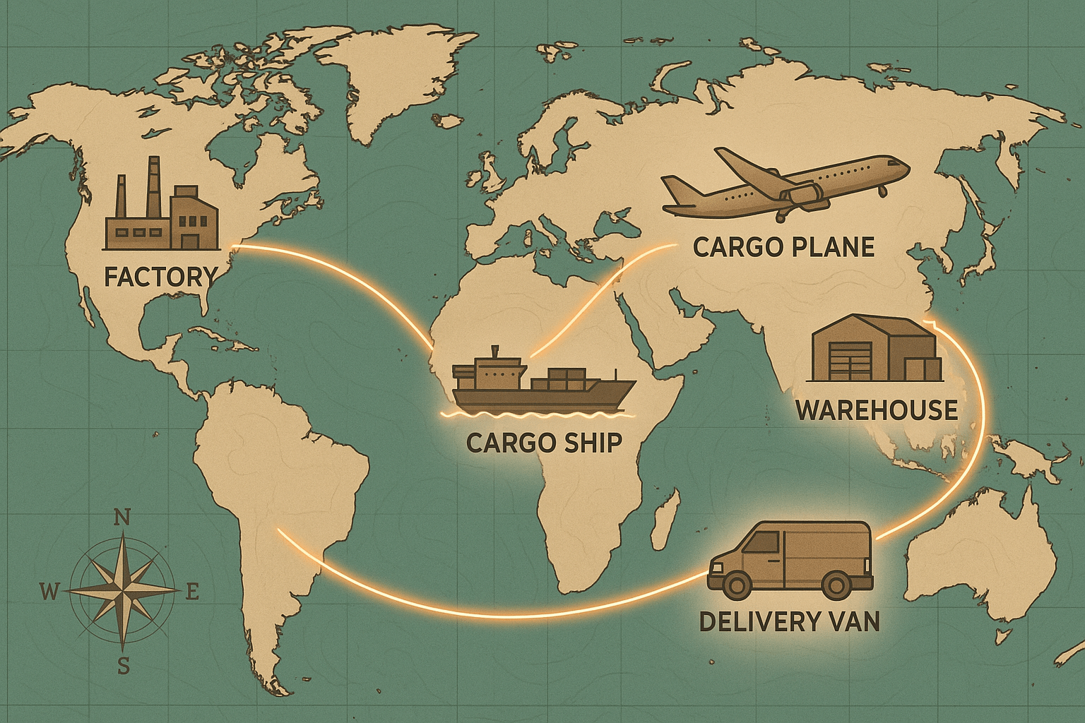 The Logistics of a Single Amazon Package
