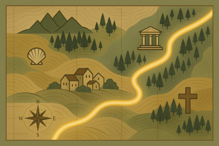 The Geography of Pilgrimage Routes