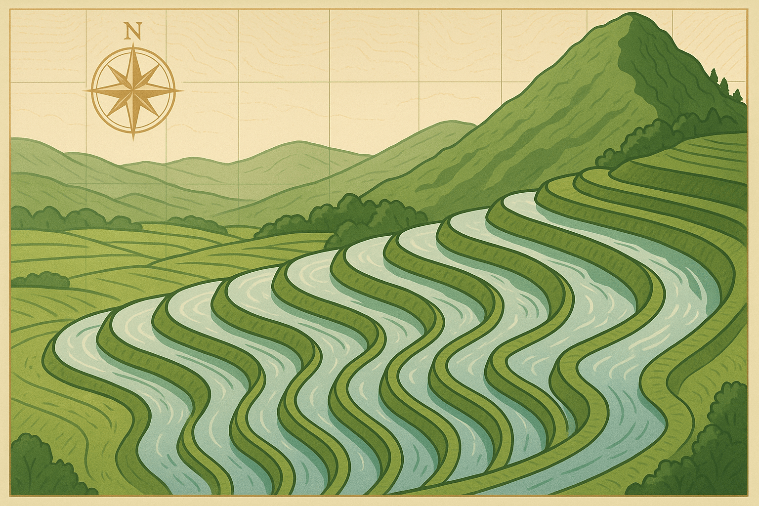 Terraced Farming: Sculpting Mountains for Food