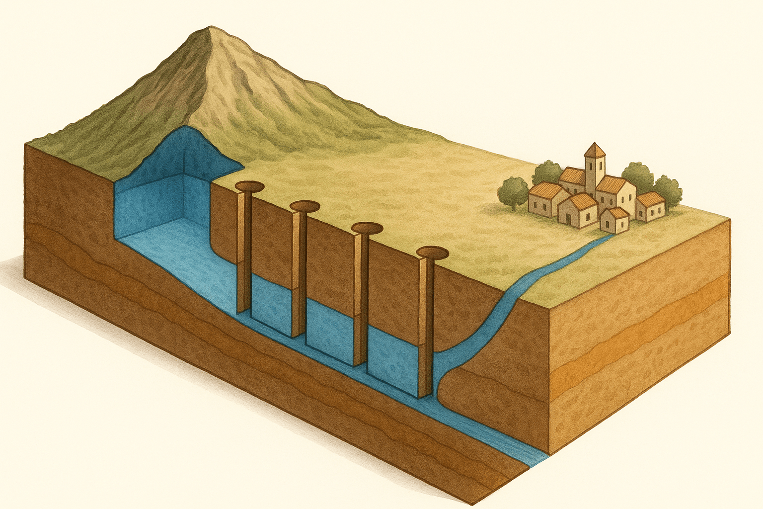 Qanats: Ancient Subterranean Aqueducts