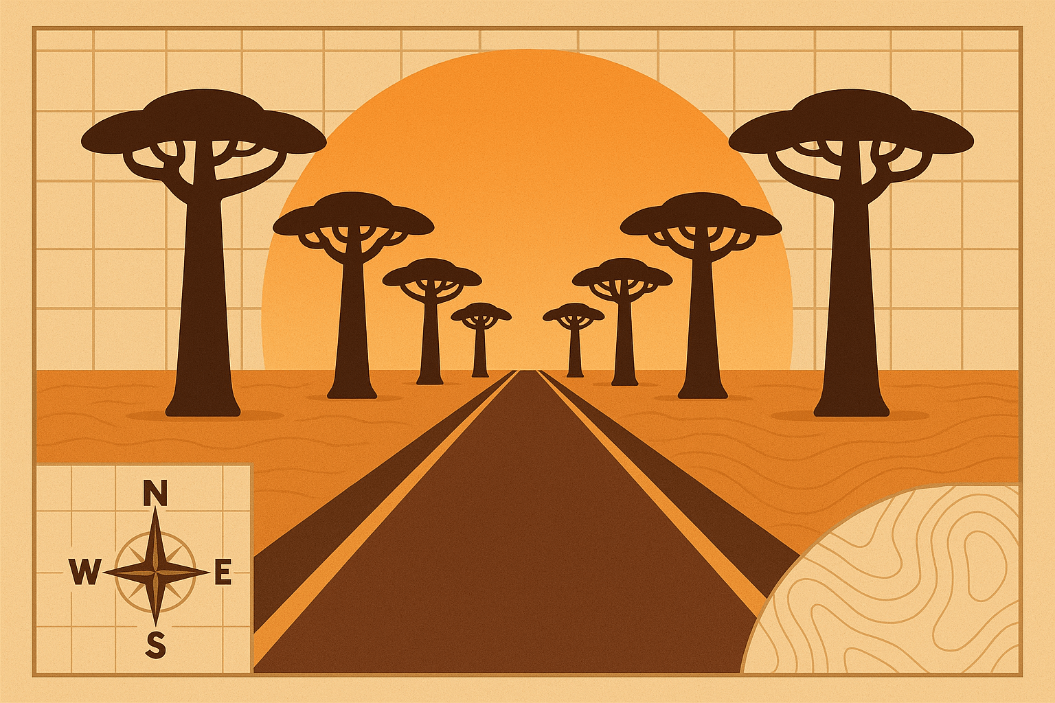 The Baobab Alleys of Madagascar