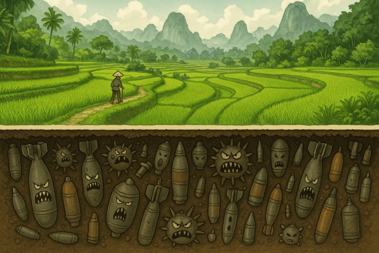 The Geography of Unexploded Ordnance