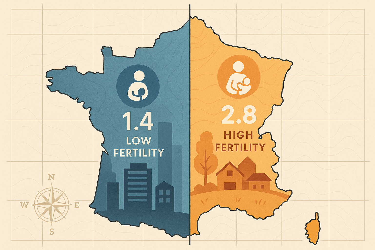 The Fertility Rate Fault Lines