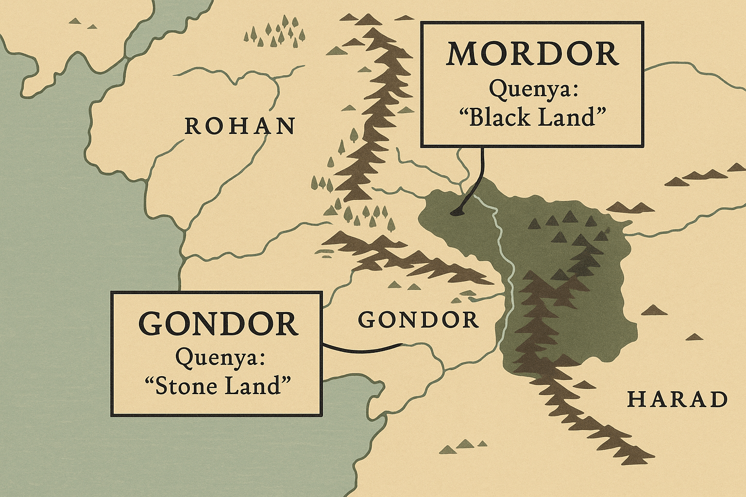 The Mysterious Topography of Tolkien’s Maps