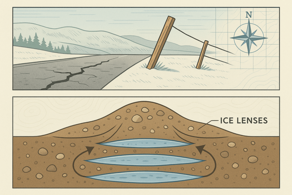 Frost Heaving: The Ground That Lifts