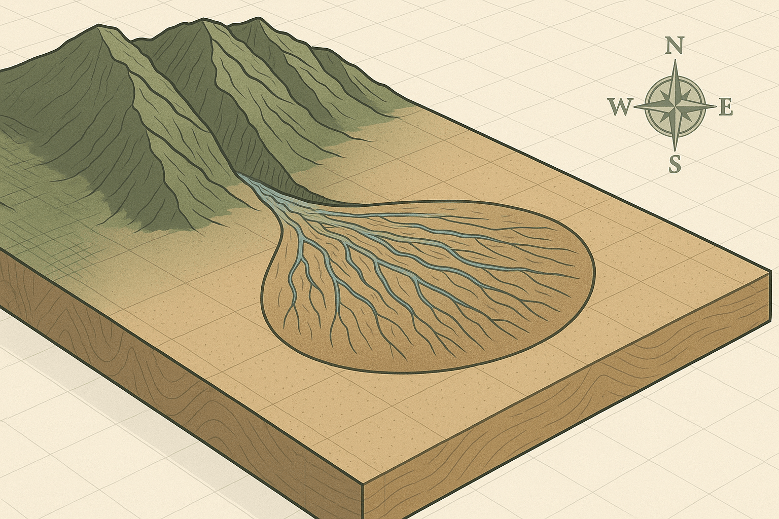 Alluvial Fans: Where Mountains Unravel