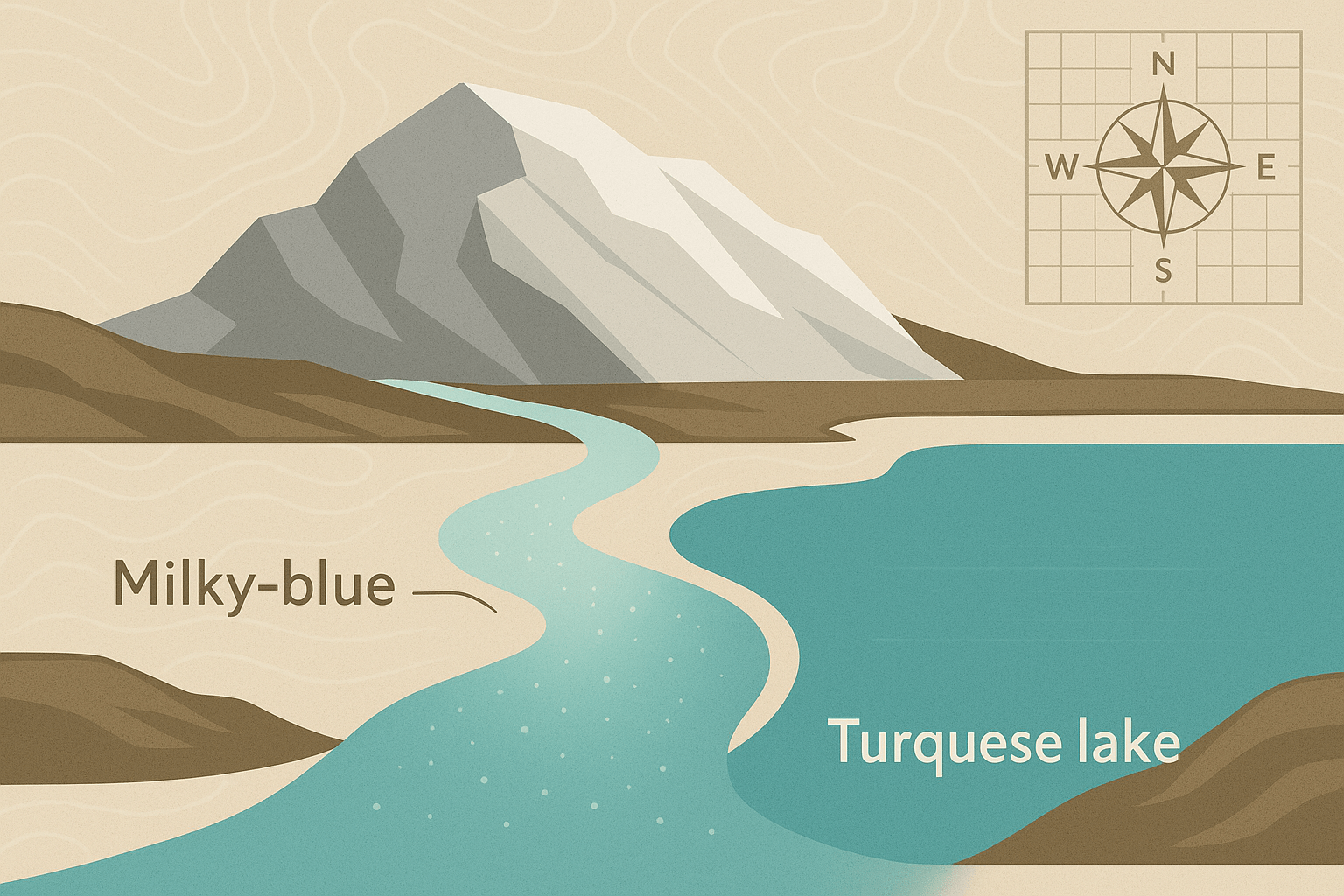 Glacial Milk: Rivers That Color Lakes