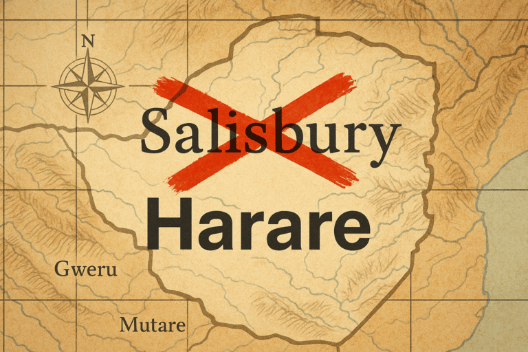 Decolonizing the Map: Renaming Rhodesia to Zimbabwe