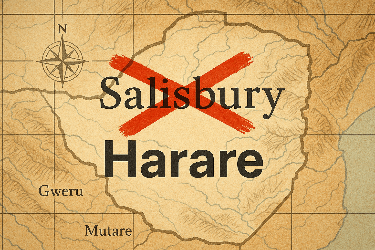 Decolonizing the Map: Renaming Rhodesia to Zimbabwe