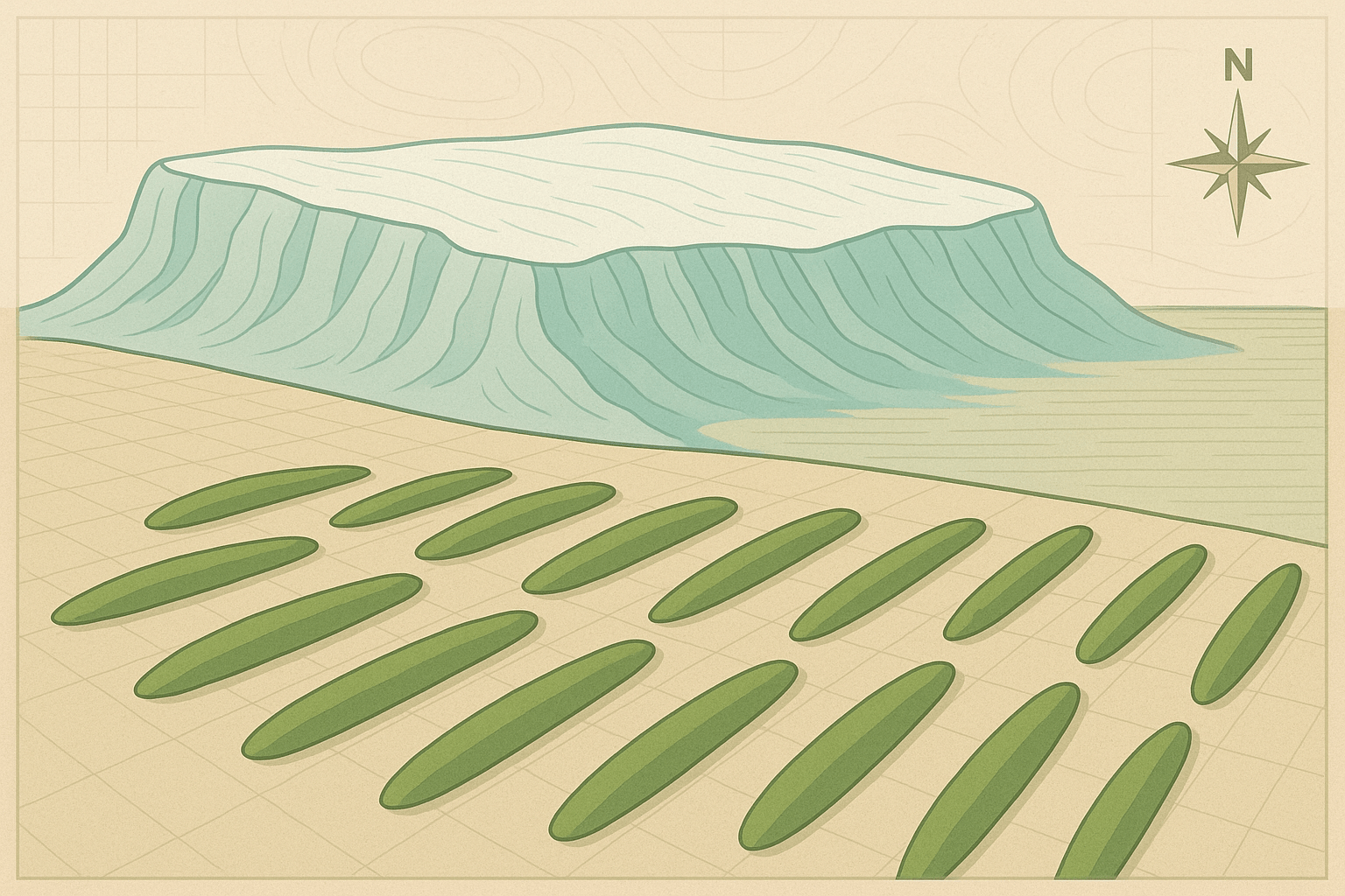 Drumlins: Footprints of a Glacier
