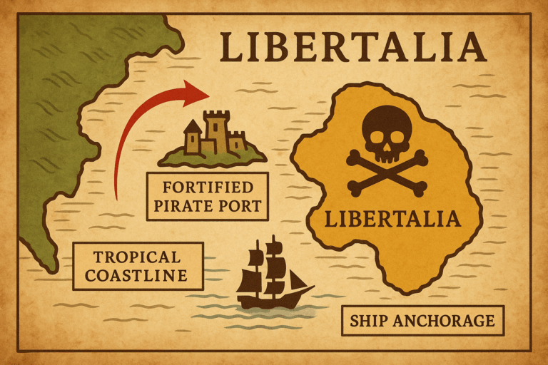 Pirate Utopias: The Geography of Libertalia