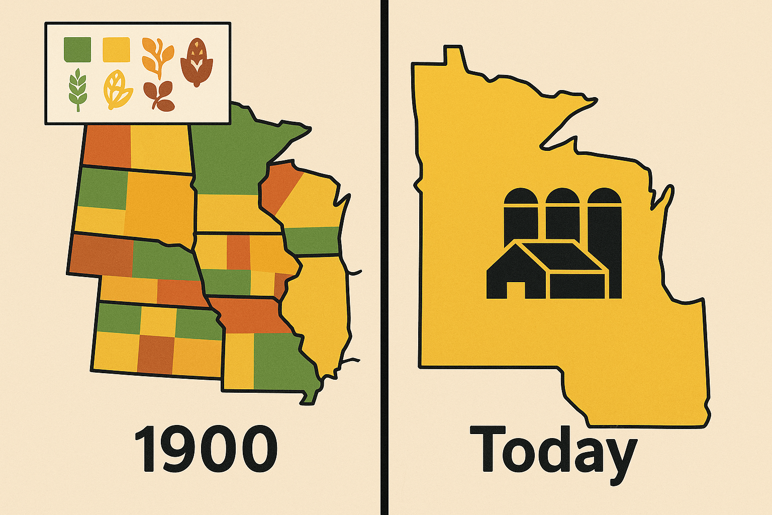 The Monoculture Map: A Loss of Diversity