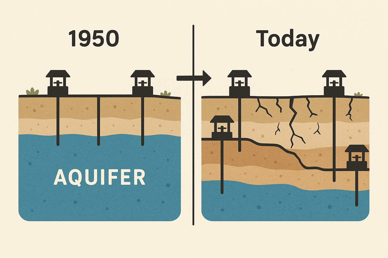 Aquifer Depletion: Draining the Commons