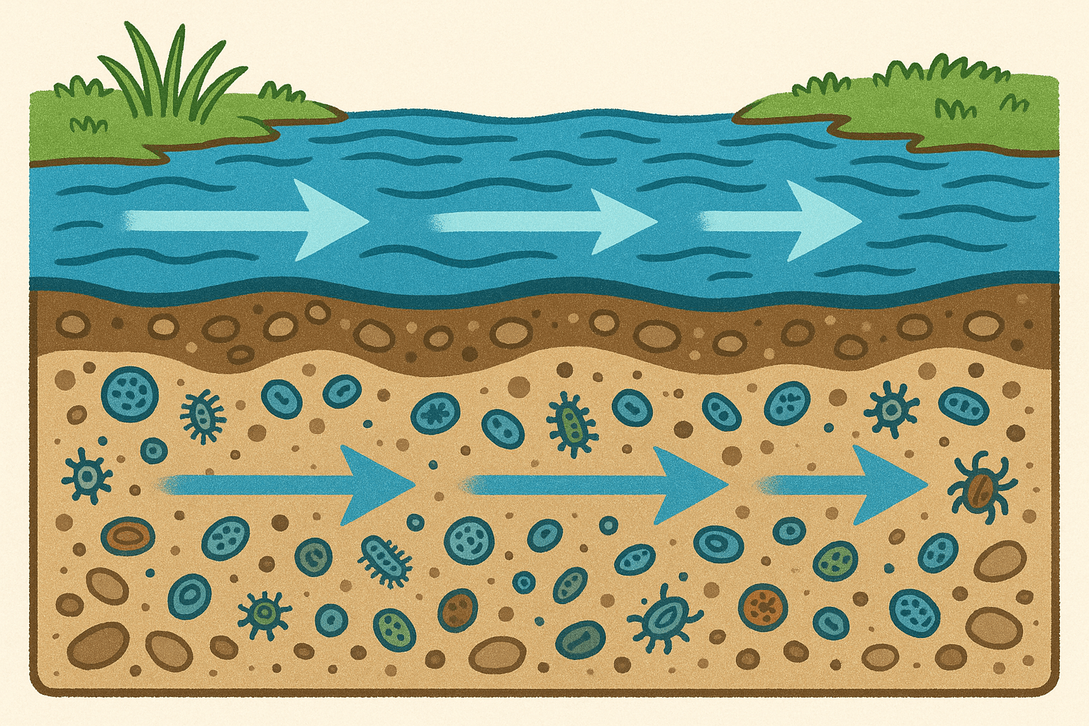 Hyporheic Zones: The River Beneath the River