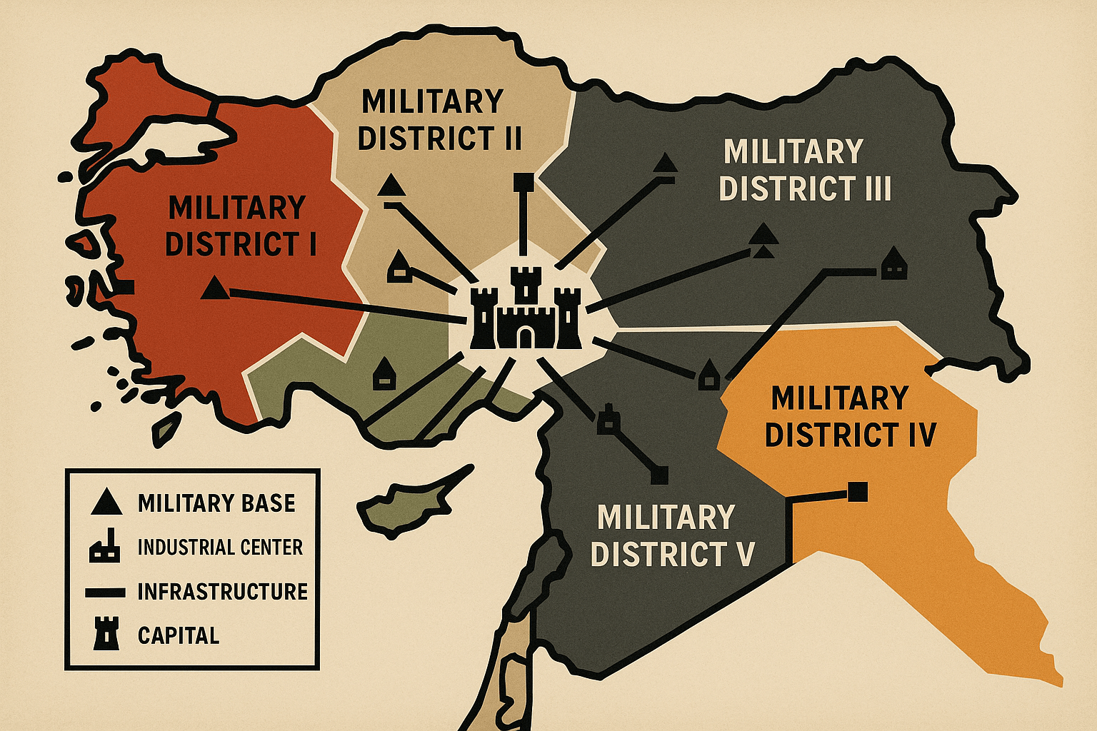 Stratocratic States: Where the Army is the Nation