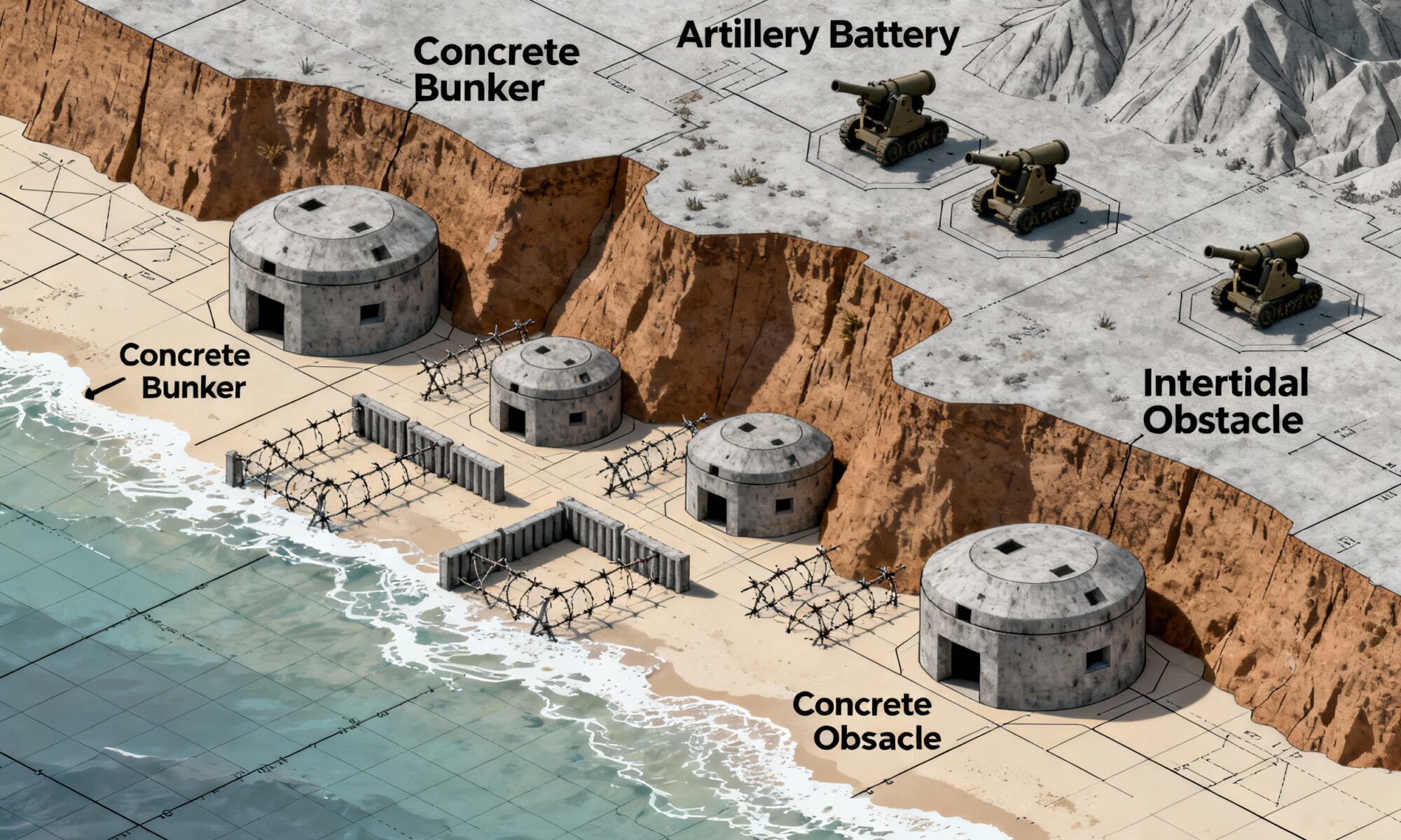 The Atlantic Wall’s Geographic Logic