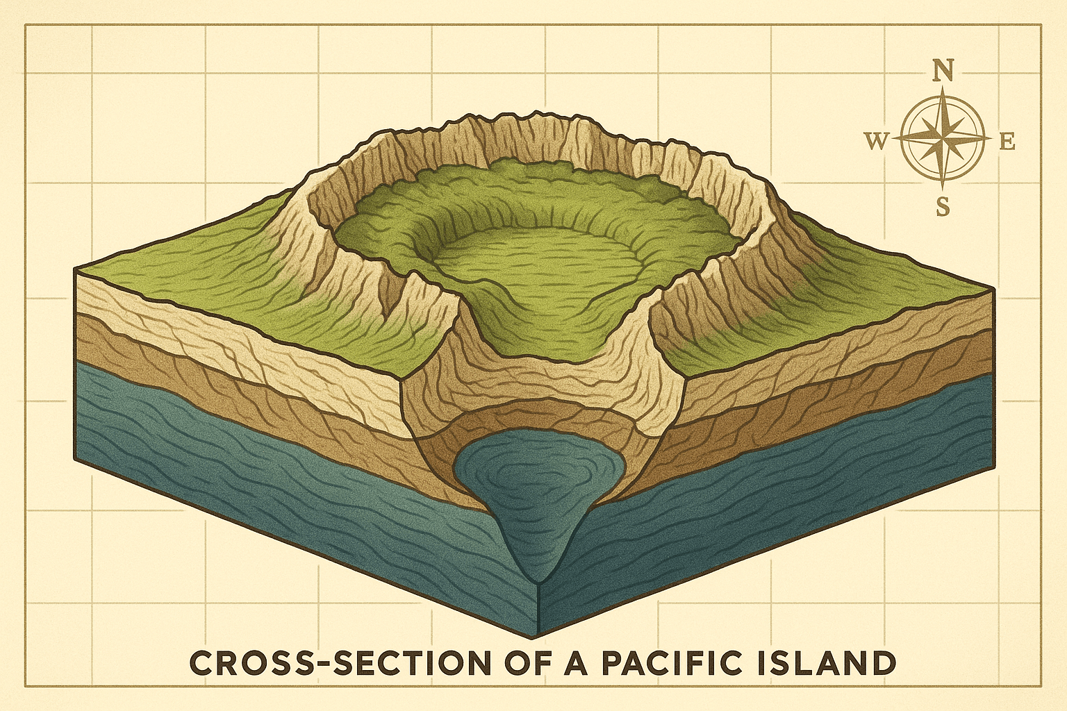 The Makatea: Uplifted Coral Atolls