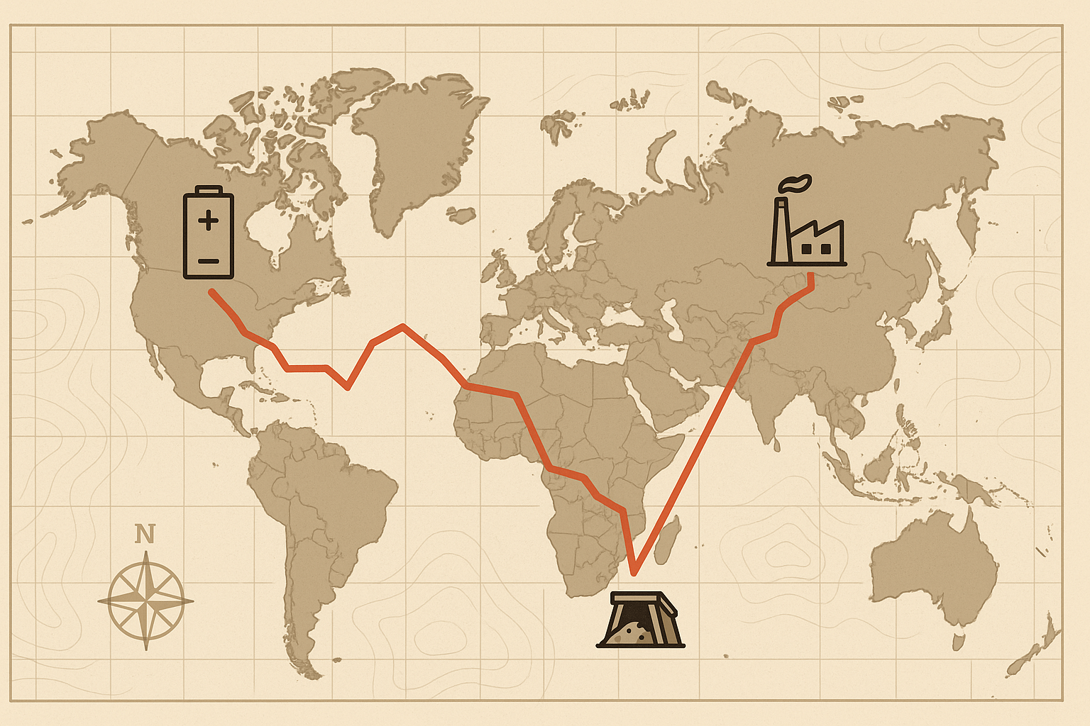 The Cobalt Chain: A Map of Power and Peril