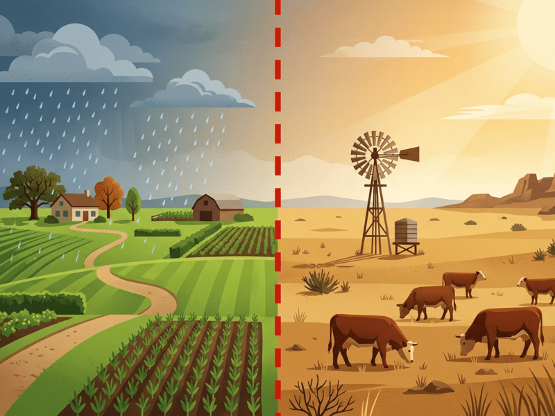 The 100th Meridian: America’s Invisible Dry Line